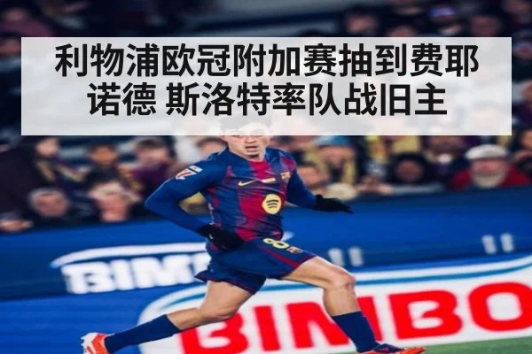 利物浦欧冠附加赛抽到费耶诺德 斯洛特率队战旧主